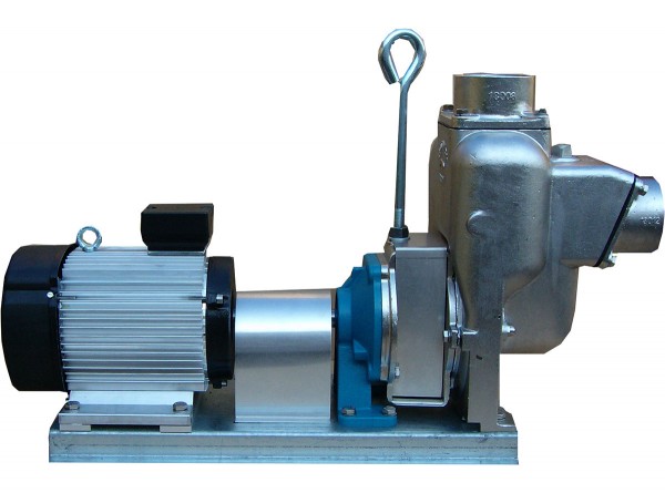 FORAS Edelstahl Pumpe MON120/5A - 80L/min, 56m Druck - Selbstansaugend 230V