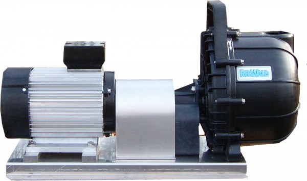 Magnum mit Elektromotor und Klauenkupplung